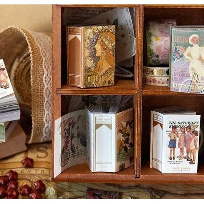 

new !!! Scrapbook Paper Pack 53x33mm - Times Picturial Series (200pcs)