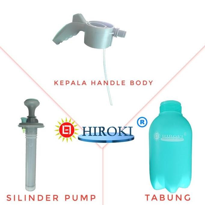 Part tabung kepala Pump Semprotan sprayer Burung 2 liter hiroki spray