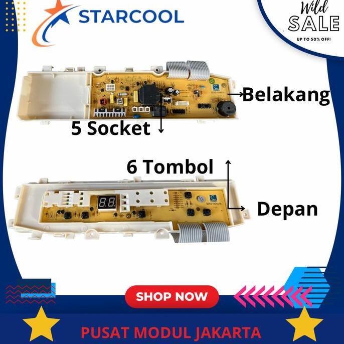 TERBARU - modul pcb mesin cuci samsung WA70U3 WA80U3 WA85U3 WA90U3