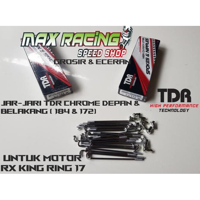 Jari Jari Jeruji TDR depan belakang rx king ring 17 murah
