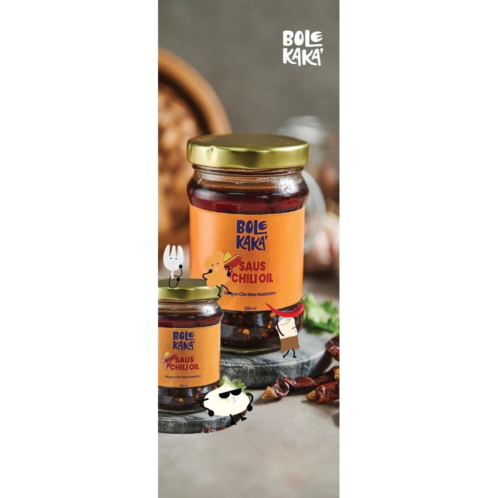 

Saus Chili Oil 200 Gr Bolekaka Dimsum Chili Oil Halal