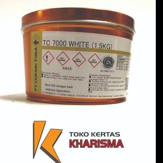 TERBARU - Tinta Cetak , Cemani Toka , TC 7000 white