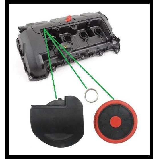 DISKON PCV VAKUM VALVE TUTUP KLEP MESIN N12 N16 MINI COOPER 11127646554 