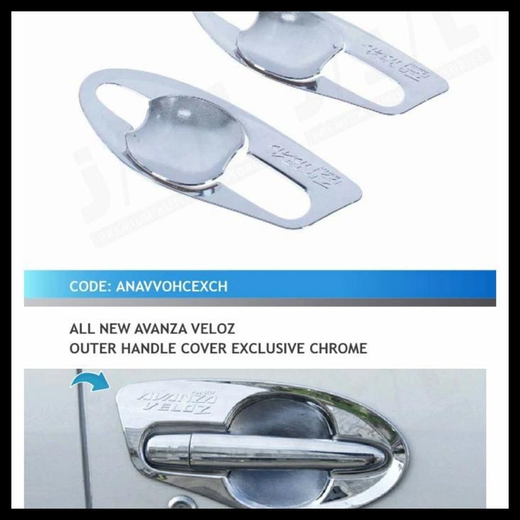 GRATIS ONGKIR COVER OUTER AVANZA VELOZ 2012-2019 EXCLUSIVE CHROME JSL 