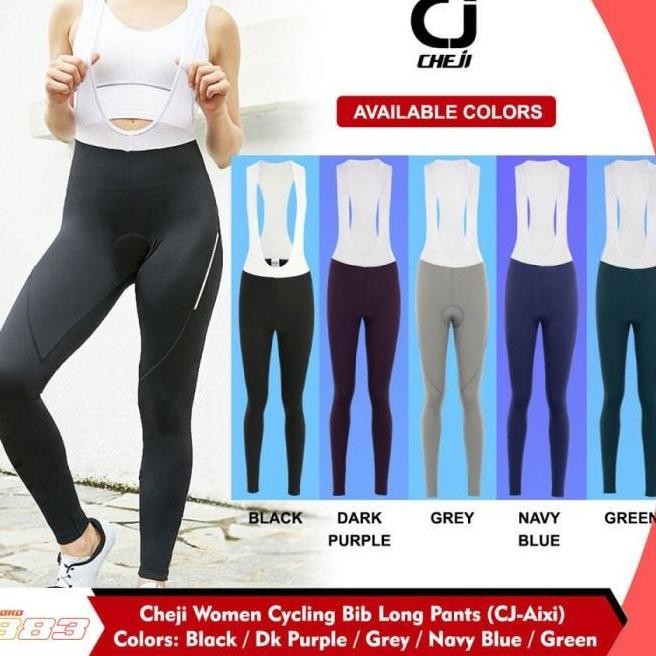 CHEJI BIB LONG WOMEN - CELANA SEPEDA PADDING WANITA BIB PANJANG - AIXI