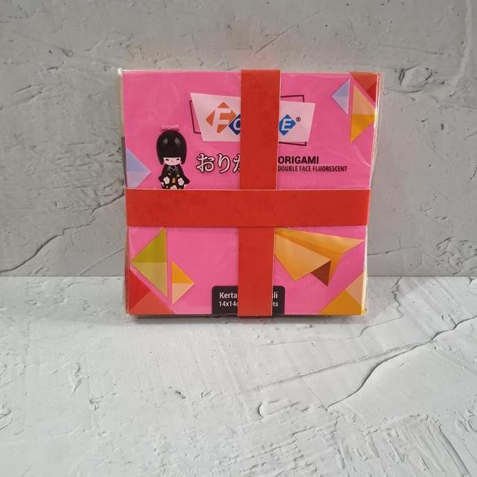 

new !!! Kertas origami Forte 14x14 Dua Sisi