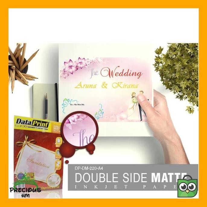 

new !!! DATAPRINT DOUBLE SIDE MATTE A4 220 GRAM
