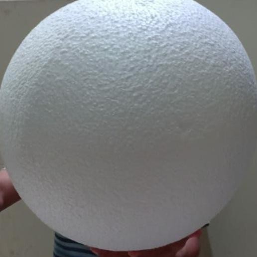 

new !!! bola gabus jumbo 40 cm bulat putih besar murah sterofoam stirofoam