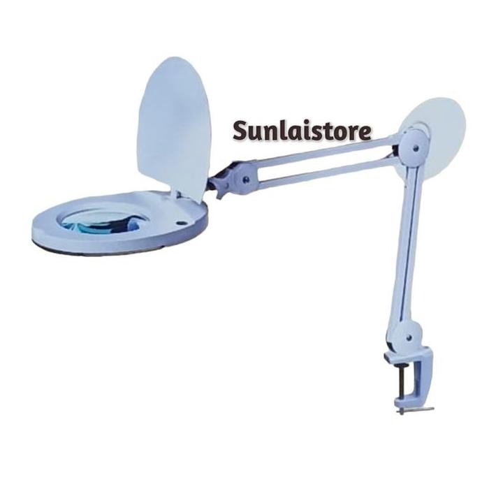 

TERLARIS - Kaca Pembesar Magnifying Lamp Lampu Sanfix SM-50-5 Clamp 5x Pembesaran