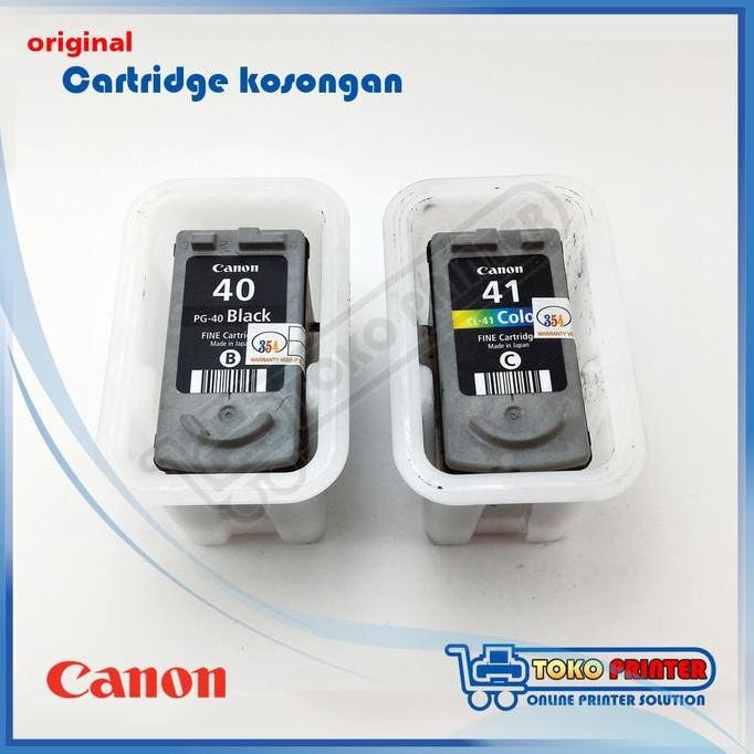 Cartridge Canon Pg-40 Cl-41 Kosongan Original New Stok