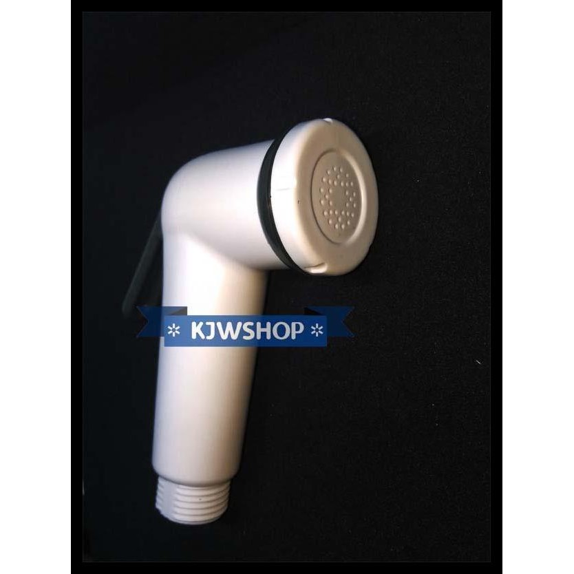 TERBARU SEMPROTAN KEPALA JET SHOWER TOILET WC KAMAR MANDI WARNA PUTIH SOWER BIDET WHITE 2 FUNGSI KEP