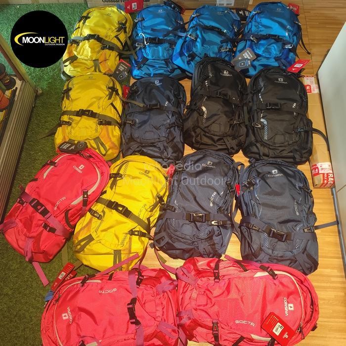TS TAS CONSINA GOCTA DAYPACK DAILY BACKPACK TAS RANSEL TRAVEL BAG CAMPING SCHOOL FREE RAIN COVER ORI