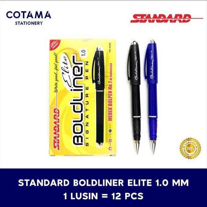 

NEW Pulpen Standard Boldliner Elite Signature Pen 1.0 mm - 1 lusin isi 12 pcs