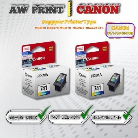 Catridge Tinta Canon Pg 740 & Cl 741 For Pixma Mg2170, Pixma Mg2270 New Stok