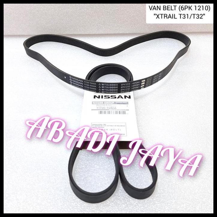 TERBARU FAN BELT NISSAN XTRAIL T32 2.0 2000CC 6PK 1210 ORIGINAL 