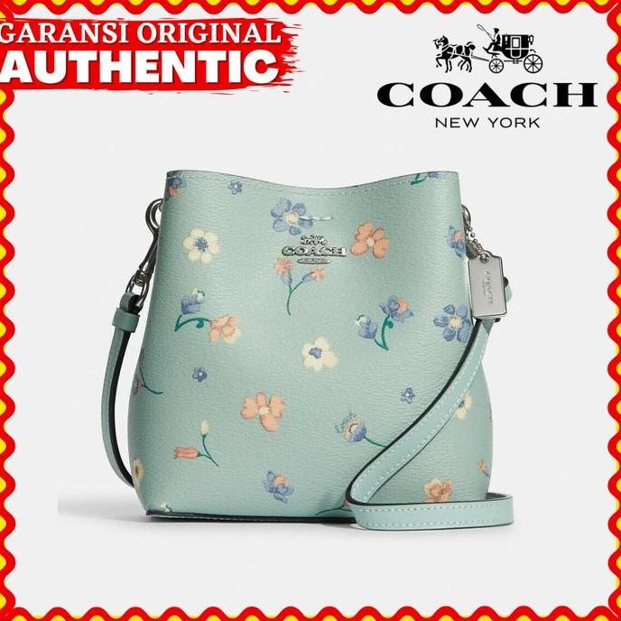 Tas Coach Mini Town Bucket Bag With Mystical Wanita Original Branded