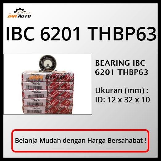 DISKON BEARING IBC 6201 THBP63 HIGH SPEED BEARING GERMANY ORIGINAL IBC 