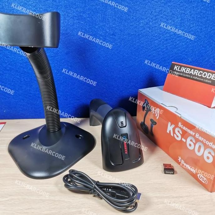 Wireless Bar Scanner Bluetooth 2D Kassen Ks606 Kassen Ks-606 New Stok