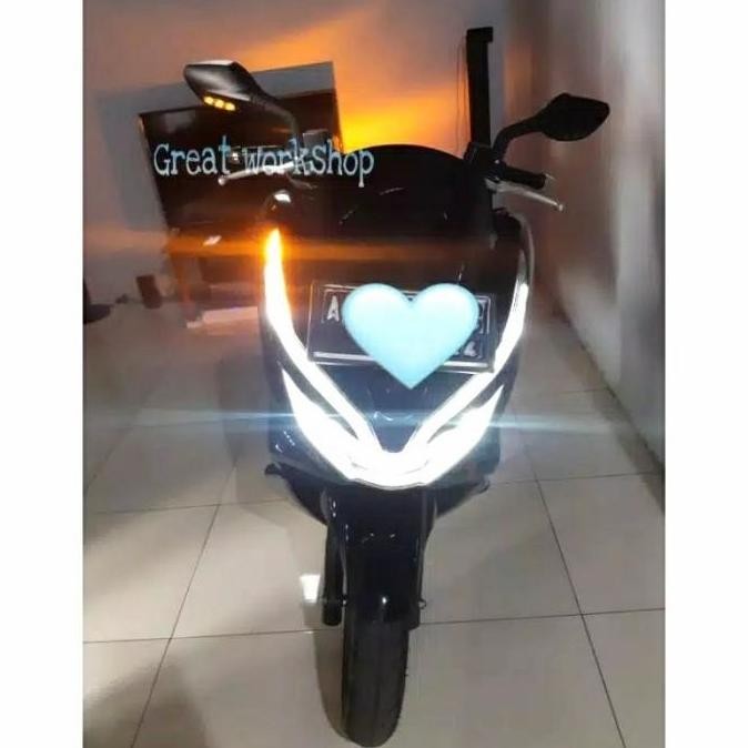Spion Plus Lampu Sen Pcx 160 150 Adv Vario Nmax Aerox Kaca Spion Led Stylish Original