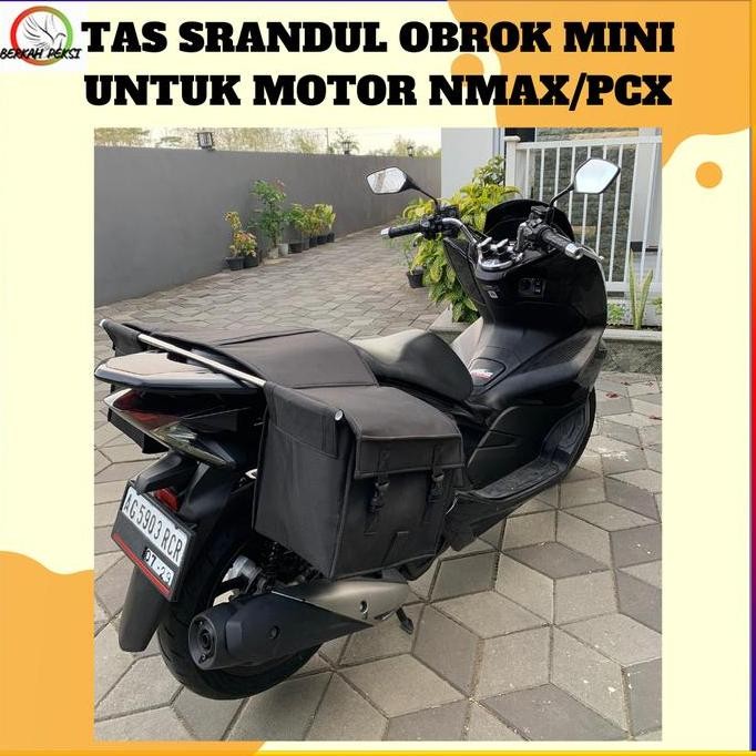 Tas Srandul Jok Motor Minimalis Muat Nmax Pcx Ukuran 40Cm Praktis & Elegan Original