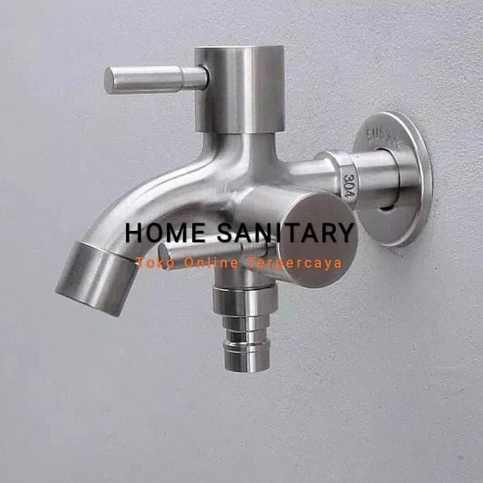 Tersedia Kran Cabang Shower Stainless Model TOTO Wasser | Keran Air Double Komplit Mandi