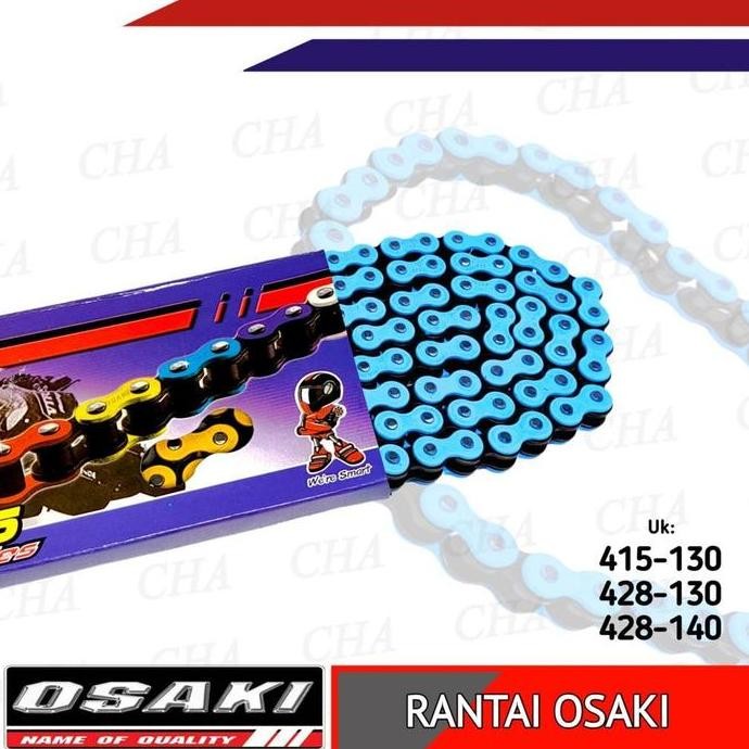 Terlaris Rantai Motor Osaki Warna 415 428 Rantai Sepeda Motor Warna Ready Stok