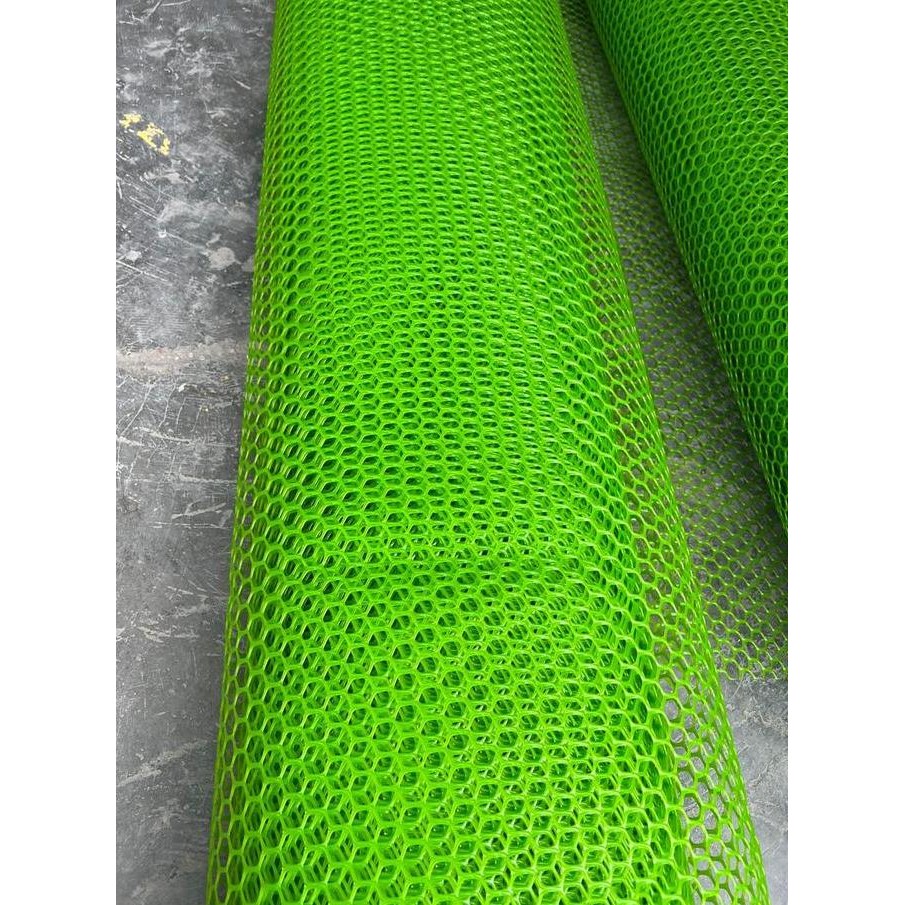 MESH PLASTIK 1.5X50 METER JARING SLAT ALAS LANTAI KANDANG TERNAK AYAM ASLI