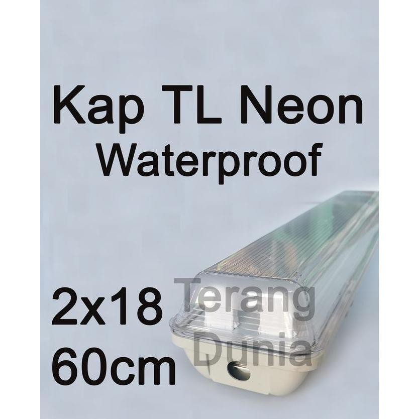 Kap Lampu Tl Waterproof 2X18 Kap Tl 2X18 Waterproof Rumah Lampu Tl 2X1
