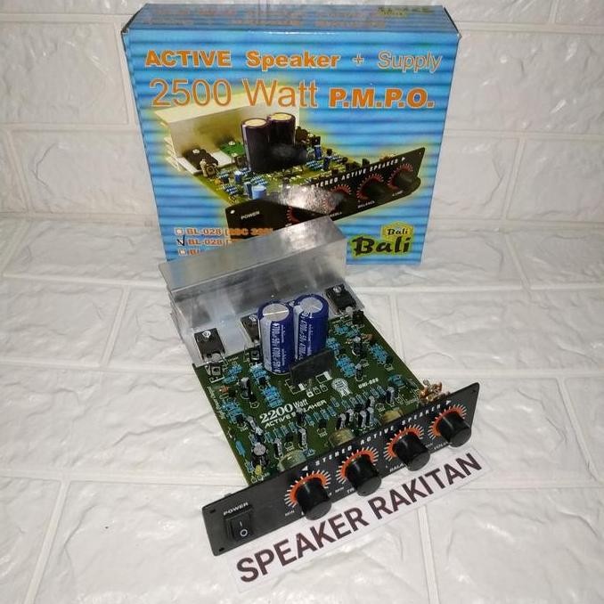 Kit amplifier speaker active stereo PMPO 2500Watt BL-028 HARGA SPESIAL