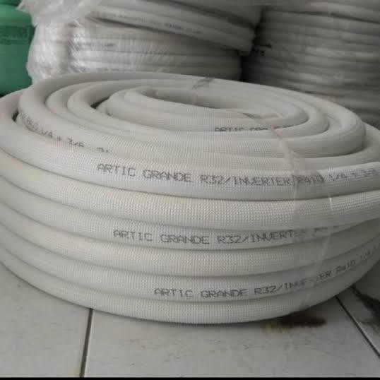 baru pipa ac artic grande by tateyama 1/4 x 3/8 ac 1/2 - 1pk tebal 0.6mm per meter