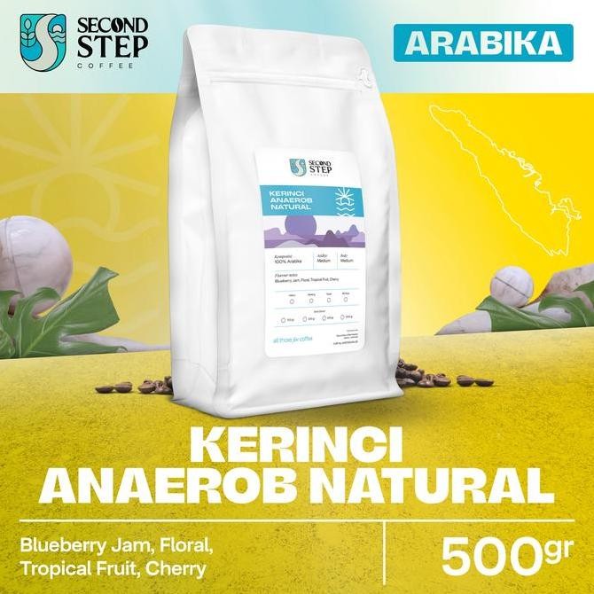 

READY KOPI ARABIKA KERINCI ANAEROB 500GR - BIJI KOPI NATURAL ROASTED BEAN & BUBUK PREMIUM