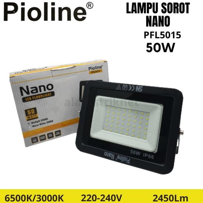 Pioline Nano Lampu Tembak Led 50W / Lampu Sorot Led 50 Watt