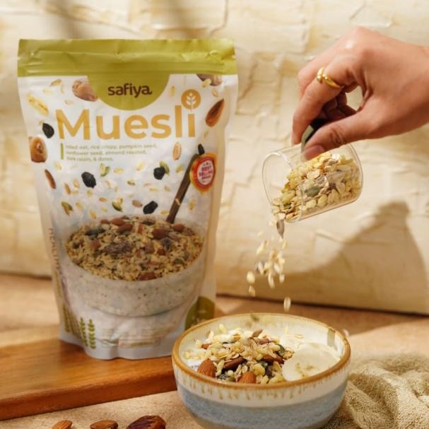 

Termurah Safiya Muesli Fruit & Seed 1 Kg Sereal Sehat Original Diet Uk-80