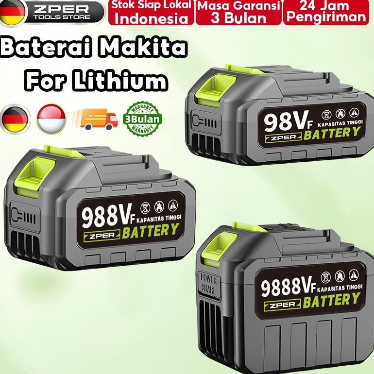 Bor Baterai Makita For Lithium Tools Batre Impact Baterai Battery