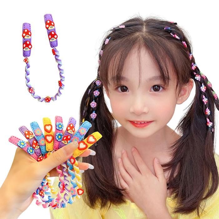 Yarra Ikat Rambut Korea Anak Perempuan Cantik Motif Lebah Aksen Karet Panjang Melilit Fashion Akseso