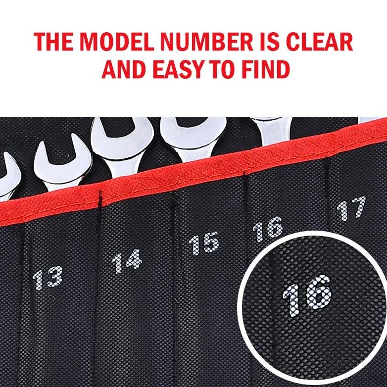 see-97 DWL-49 Kunci Ring Pas set/ 8 /10/12 /14 Pcs 8-24mm Kunci Pas/riginal 100%/Kunci Pas Serbaguna