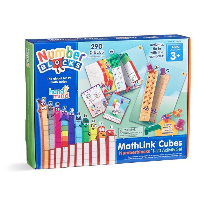 Hand2Mind Numberblocks Mathlink Cubes 1120 Activity Set