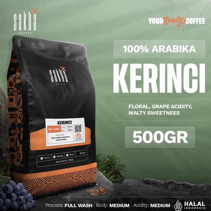

READY KOPI ARABIKA KERINCI JAMBI 500GR - BIJI KOPI BUBUK ESPRESSO ROAST BEAN