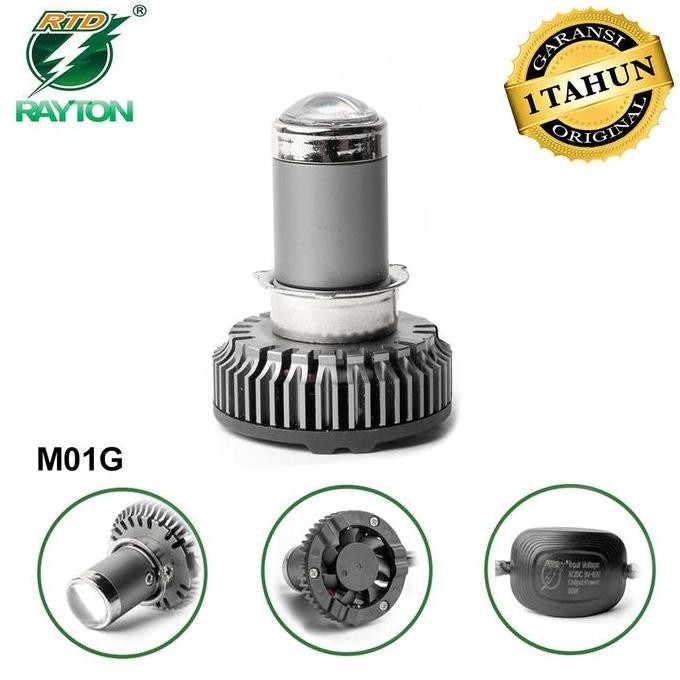 lampu led motor rtd rayton m01g lampu depan kotak sorot putih kuning terlaris