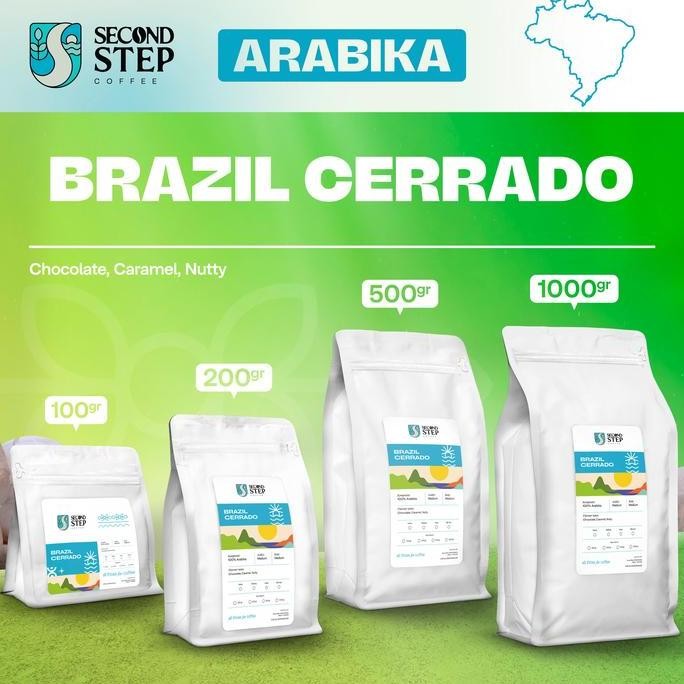 

READY KOPI ARABIKA BRAZIL CERRADO ROASTED BEANS & BUBUK COFFEE ESPRESSO