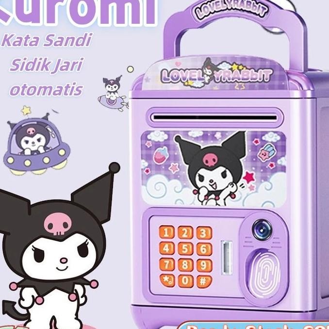 Stiker Gratissanrio Atm Celengan Tabungan Gesek Kartu Brankas Dengan Password Fingerint Pintar Pintu