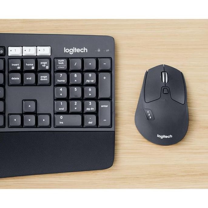 Promo Logitech Mk850 Wireless Keyboard Mouse Combo M720 Bluetooth Flow