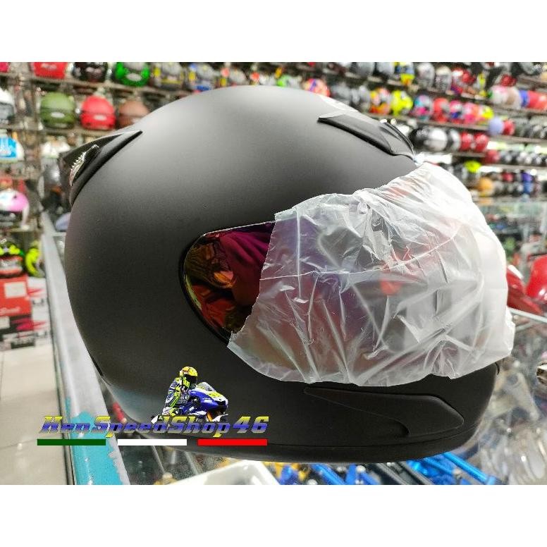 Terlaris Helm Full Face Brand Jpn Jap Style Racing Sport Motogp Tanduk Hitam Doff Matt