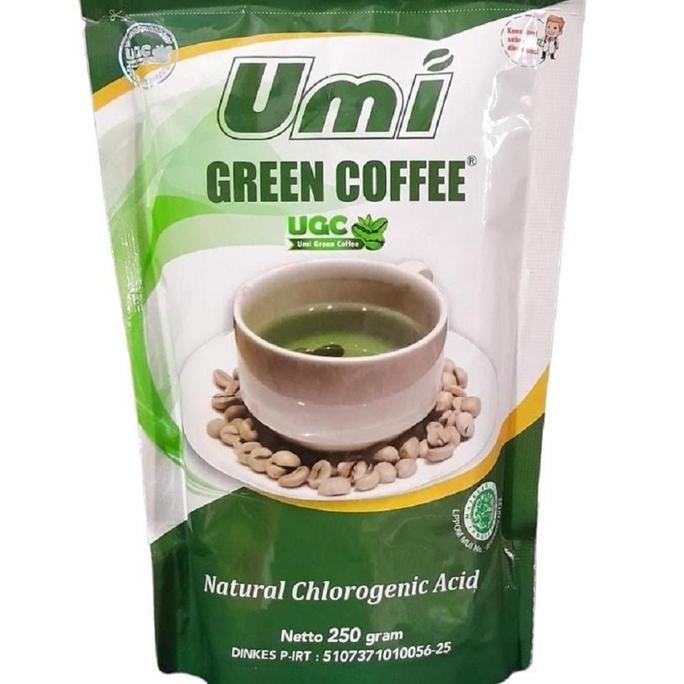 

READY UGC UMI GREEN COFFEE 250G | BIJI KOPI DIET & HERBAL ALAMI