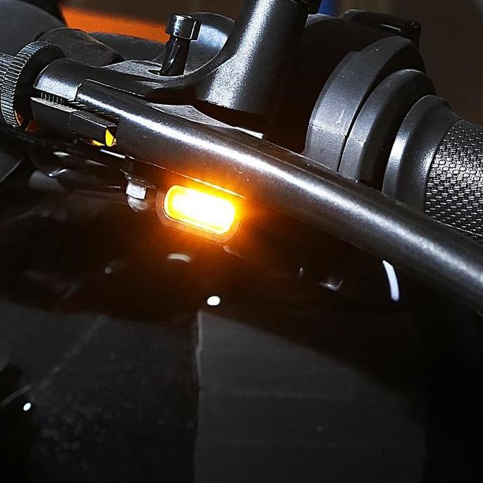 lampu sein mini led motor custom universal - sen reteng xsr w175 crf klx bobber terlaris