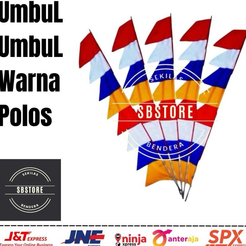 Umbul Umbul Polos Warna Warni Terlaris