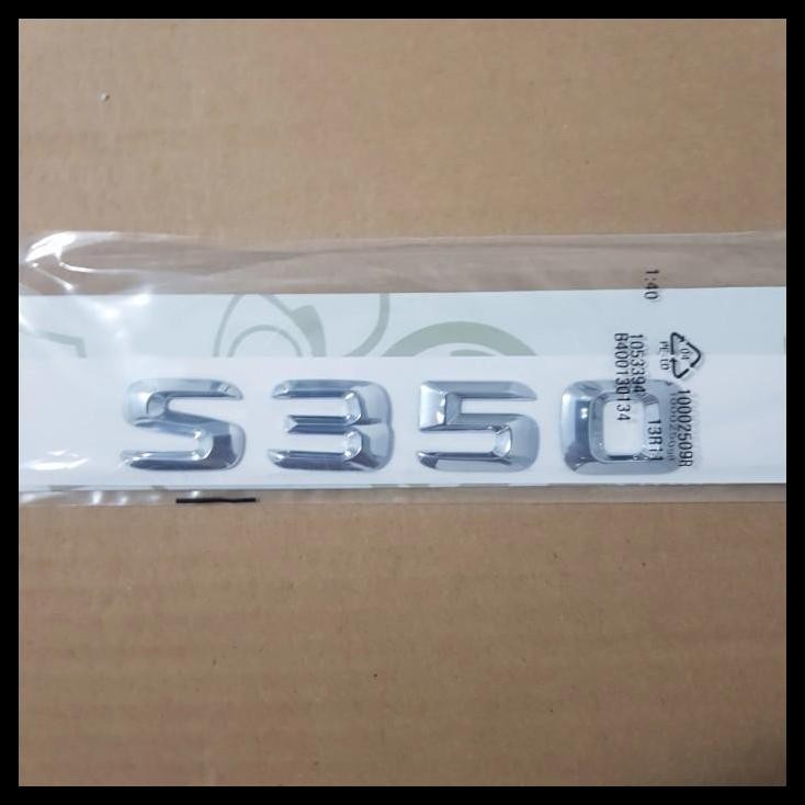HOT DEAL EMBLEM S350 MERCEDES BENZ / EMBLEM TULISAN S350 MERCY ORIGINAL