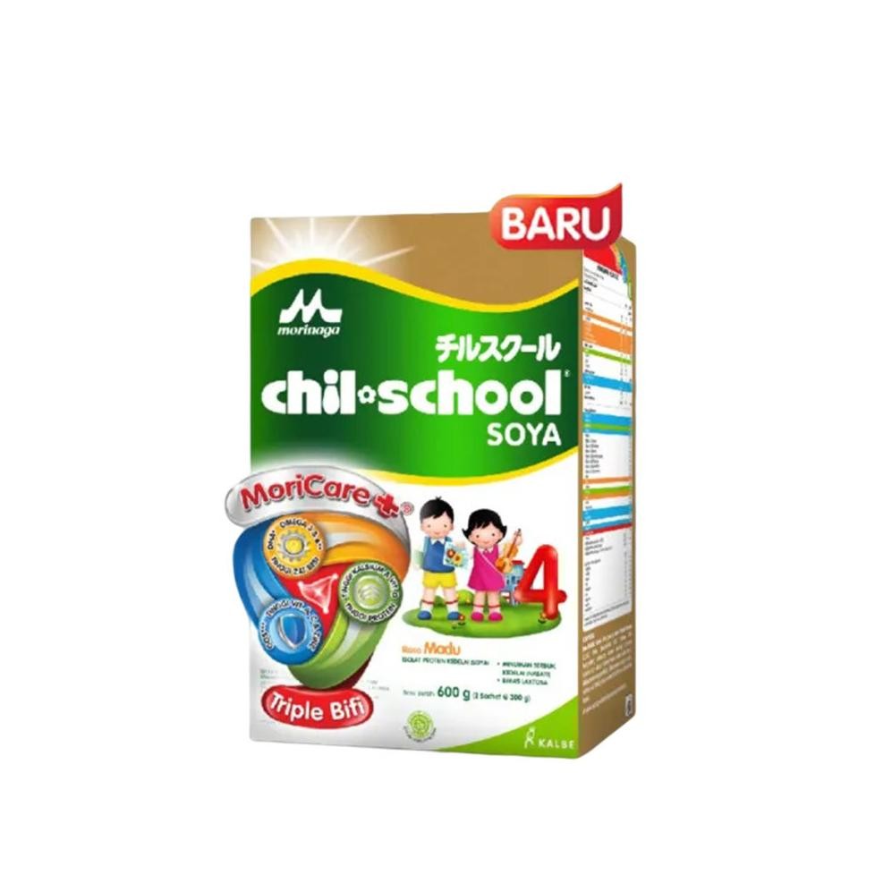 

Miliki Chil School Soya MoriCare Zigma Triple Bifidus 600gr Vanila / Madu Chilschool ..