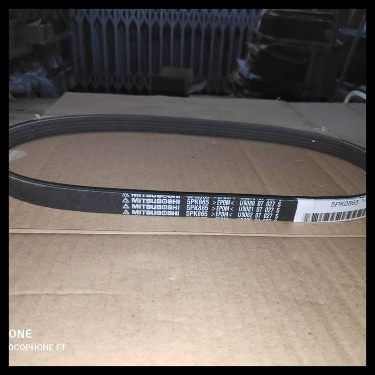 HOT DEAL MITSUBOSHI FAN BELT 5PK865 EPDM TALI KIPAS FANBELT 5PK 865 KIJANG EFI 