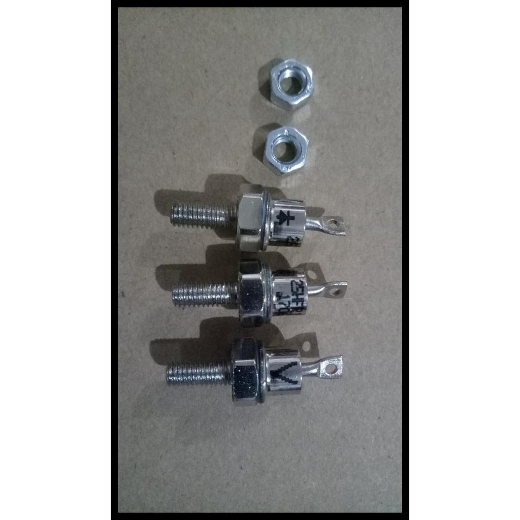 TERMURAH DIODA GENSET 25A 25HF120 25HF DIODA BAUT STUD 